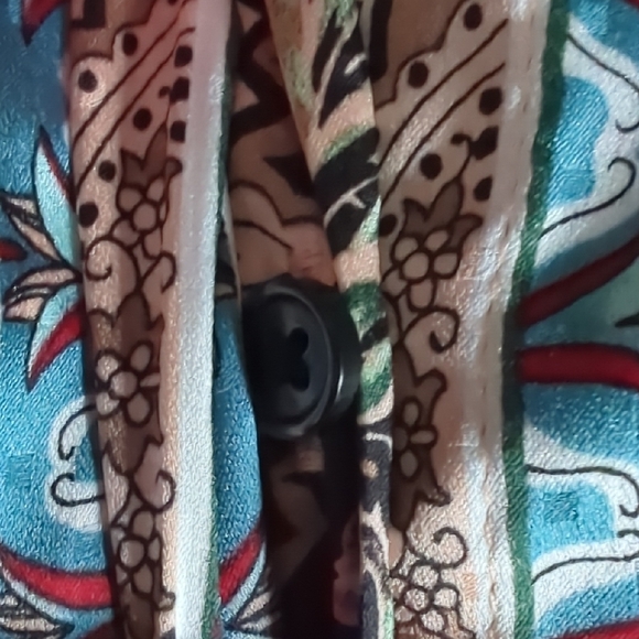 Chico's Multicolor Floral Blouse - Picture 15 of 17